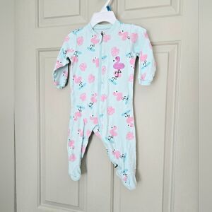 Tuffy Flamingo Print Sleeper Size 6 M